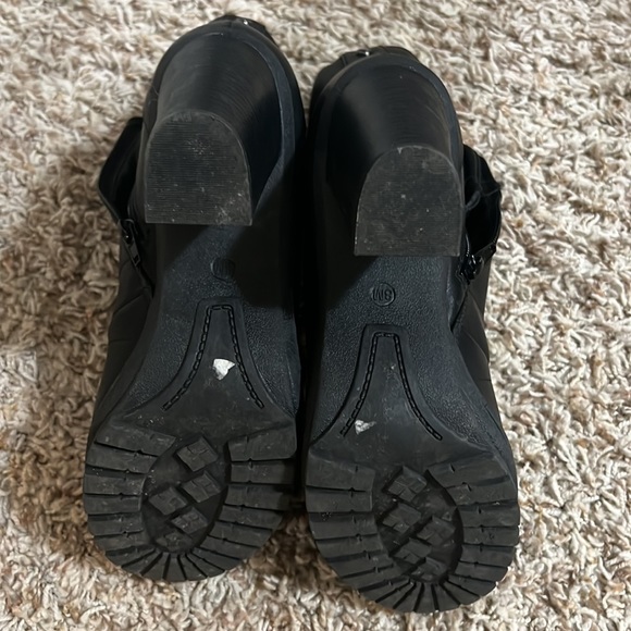 Heeled Combat Boots - Picture 3 of 4